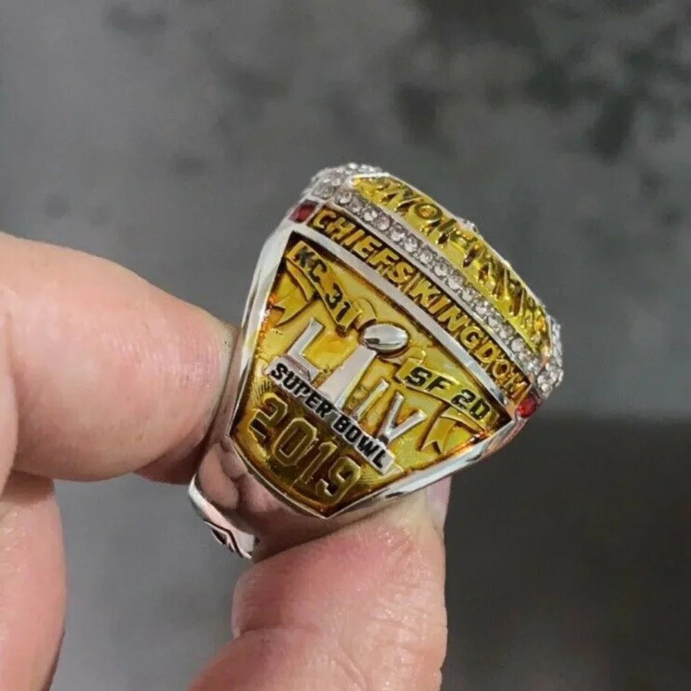 Kansas City Chiefs KC Super Bowl Championship Ring Fan Edition 2019 2020 Mahomes